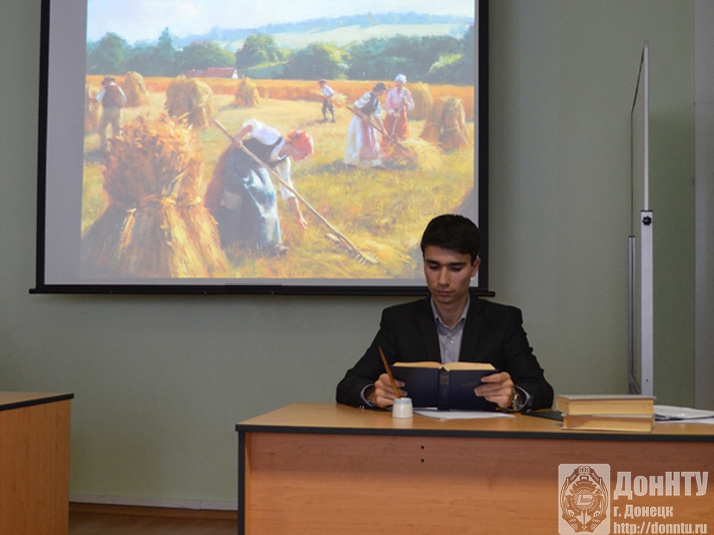 В. Новальнев, студент ЭТФ