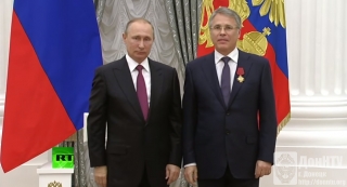 В. Путин и А. Александров